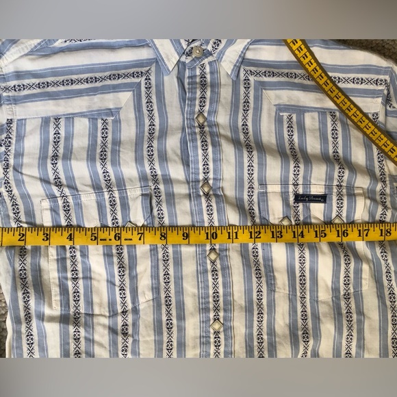Lucky Brand Striped Western Button Up - Picture 3 of 4